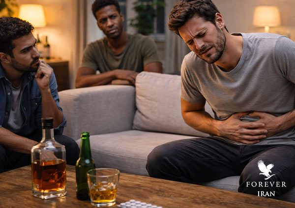 سردرد بعد از خوردن مشروب الکلی